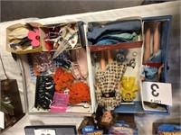 Barbie Doll Case With Dolls and Accessories