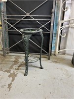 Small Metal Coffee Table (Glass Missing)
