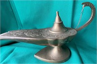 Brass Genie Lamp 13” long