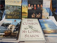 7 Pat Conroy Books - 2 Signed -4 1st Editions