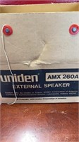 UNIDEN EXTERNAL SPEAKER AMX 260A OPEN BOX