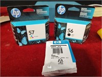 HP Printer Ink - Black and Color - 56 & 57
