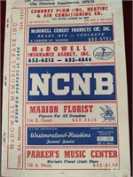 Vintage Marion NC Directory