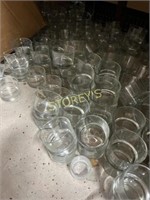 50 Glass Candle Light Holders ~3 x 2