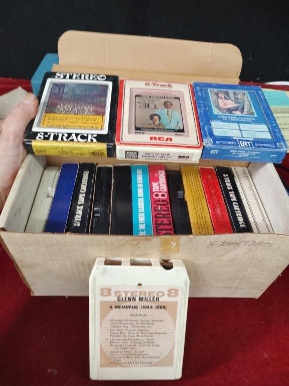 (16) 8 Track Tapes