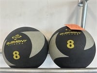 2-8lb Medicine Balls
