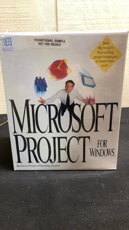 MICROSOFT PROJECT FOR WINDOWS SEALED