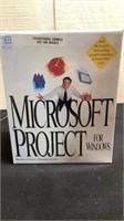 MICROSOFT PROJECT FOR WINDOWS SEALED