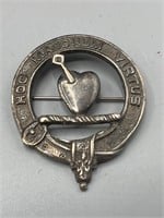 Vintage sterling Scottish pin