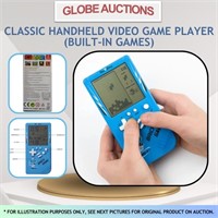 CLASSIC HANDHELD VIDEO GAME PLAYER(BUILT-IN GAMES