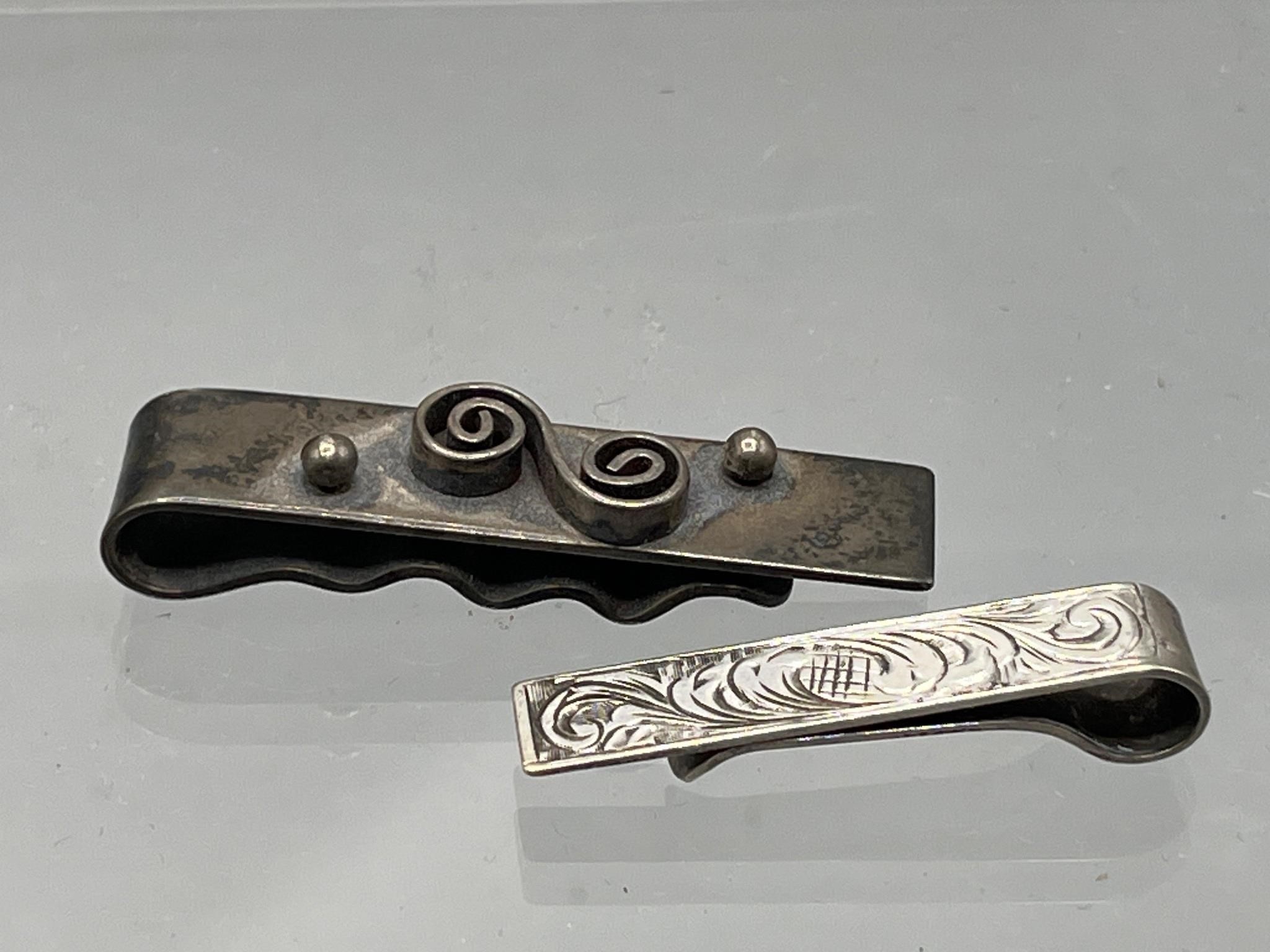 Vintage sterling clips