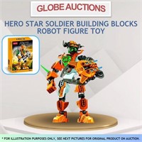HERO STAR SOLDIER BUILDING BLOCKS ROBOT FIGURE TOY