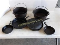 Cast Iron Pots and Skillets