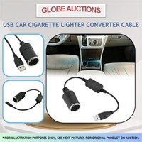 USB CAR CIGARETTE LIGHTER CONVERTER CABLE