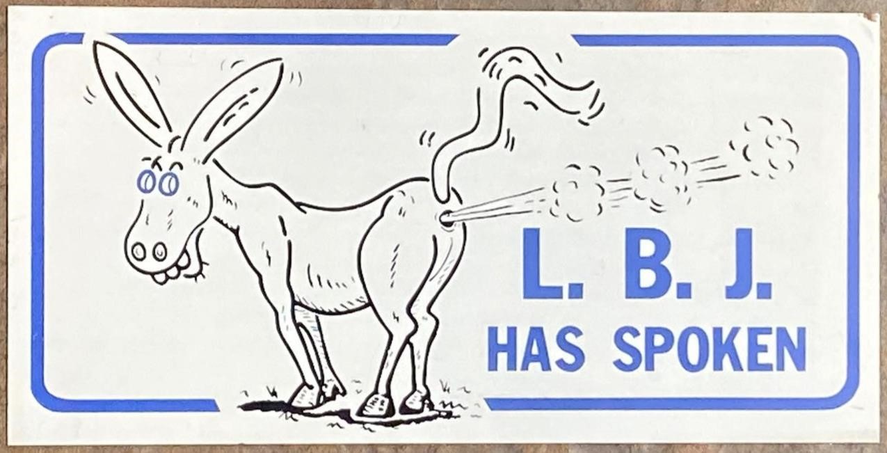 Lyndon Baines Johnson Promotional License Plates