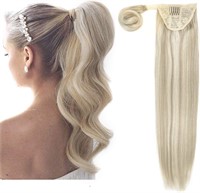 Hanna Int Hair Extensions  18in  Iced Blonde