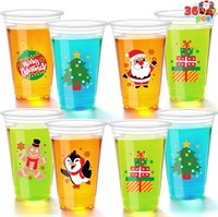 $30  JOYIN 36 PCS 12oz Christmas Party Drink Cups