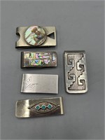 Sterling Taxco & other money clips