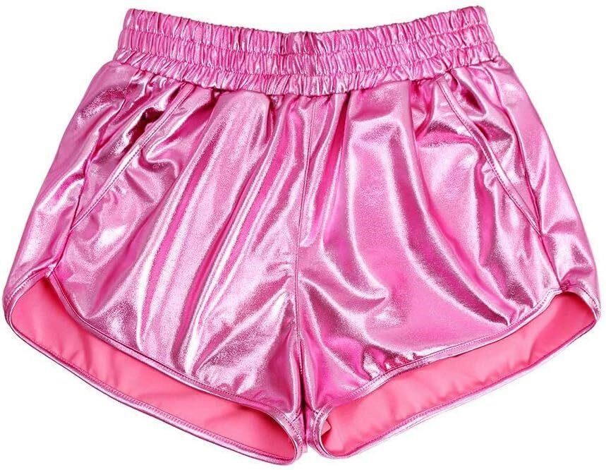 $33  HIGOFASHION Women's Yoga Shorts 12-14 Pink