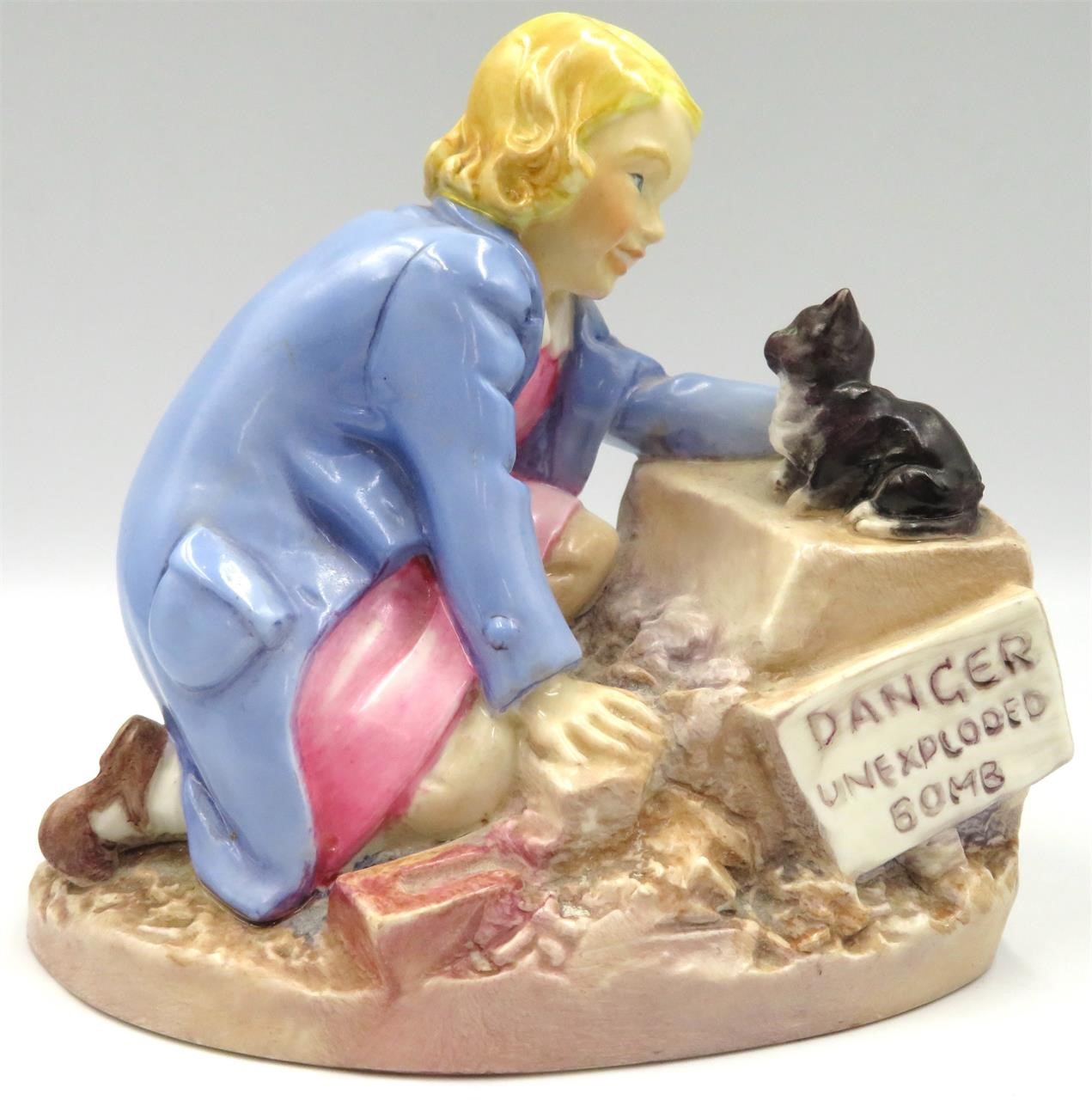 Royal Worcester Figural Group Wartime Series