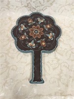 Vintage Handpainted Rosemaling Tree Cutting Board