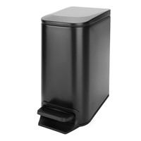 Cesun 6L Trash Can  Stainless Steel  Black