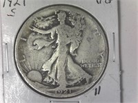 1921-S Semi-Key Walking Liberty Half Dollar