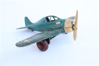 Vintage Kiddie Toy Hubley U.S. Army Die Cast Plane