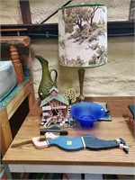 Lamp, Religious Items, Wood Decoratives, Cobalt