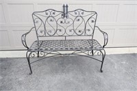 Decorative Wrought Iron & Decorative Love Seat