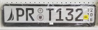 Baden German License Plate