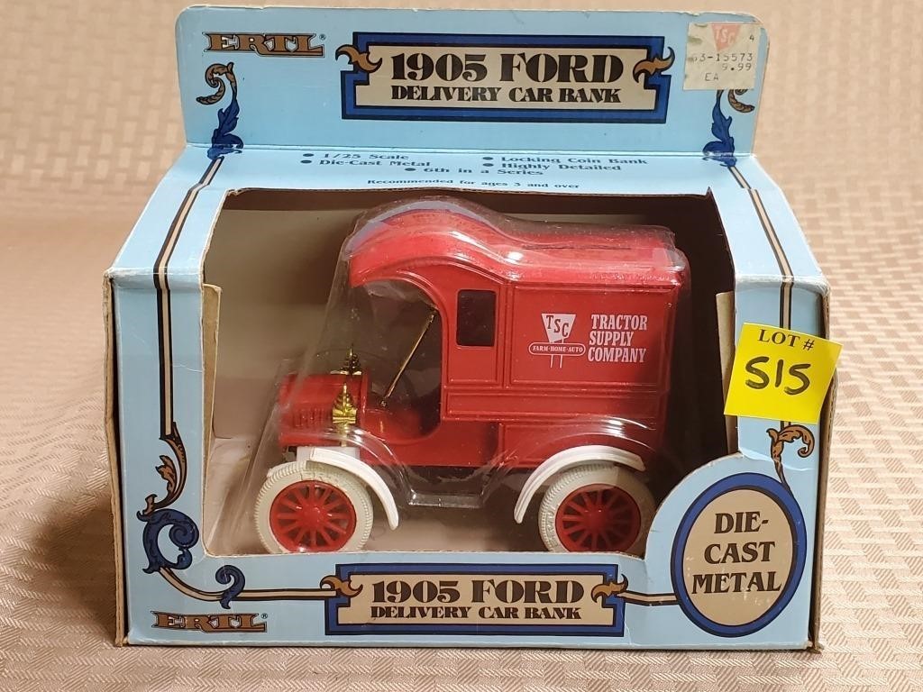ERTL 1905 Ford Delivery Bank in Box