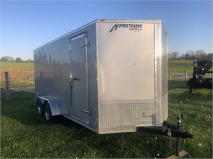 2020 16 FT ENCLOSED BUMPER TRAILER