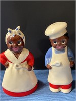 Vintage Chef & Mammy salt & Pepper shakers