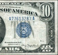 $10 1934 A Silver Certificate
