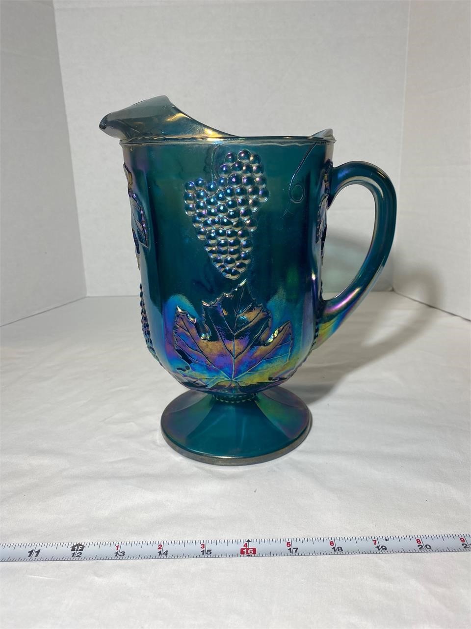 Colorful Glass Pitcher