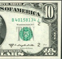 $10 1950 D Federal Reserve Note ((CU))