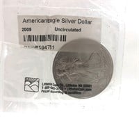 2009 American Eagle Silver Dollar Coin