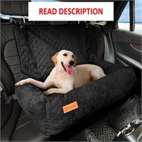 Small/Mid Dogs Car Seat  Easy Clean  Black