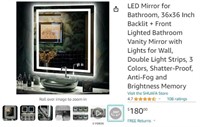 G910  36x36 Inch Backlit LED Mirror for Bathroom