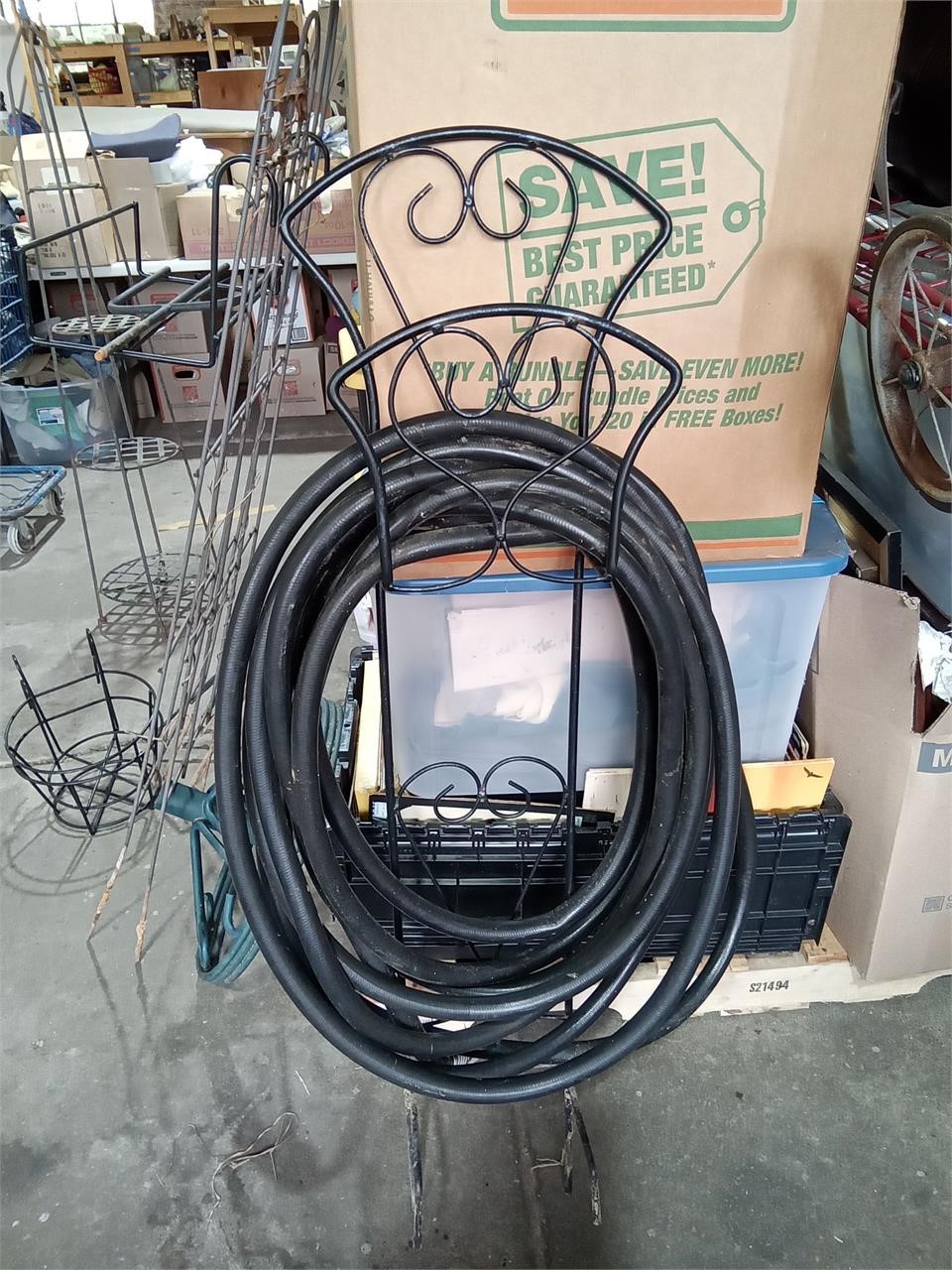 Water Hose With Metal Stand