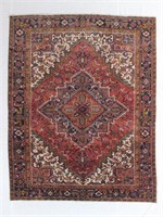 Hand Knotted  Persian Heriz Rug 8 x 10.2 ft.