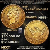 ***Auction Highlight*** 1835 Classic Head Quarter
