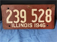 1946 Illinois license plate