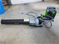 Cordless leaf blower battery and charger