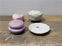 Small Trinket Boxes and Dish