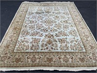 Hand Knotted Oushak Rug 7x9 ft