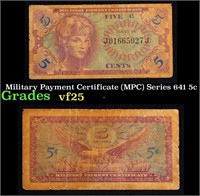 Military Payment Certificate (MPC) Series 641 5c G