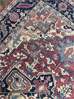 Hand Knotted Persian Heriz Rug 6x9 ft
