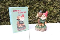 Gnome Faucet Watering Figurine